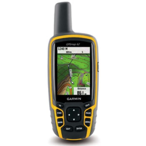 Garmin GPSMAP 62 Navigateur GPS portable robuste avec une grande précision et une connectivité avancée